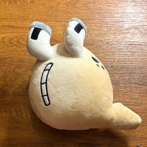 Beige Snail Plush Toy Alien